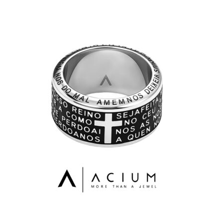 Silver Engraved Sacred Word Ring